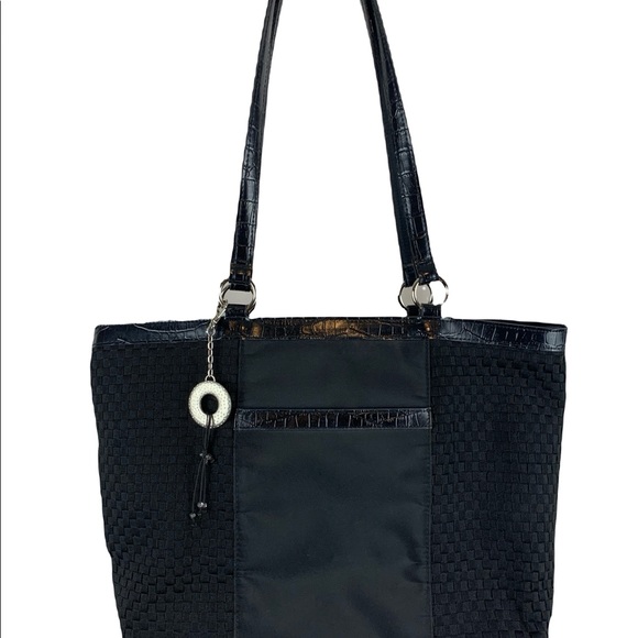 Coldwater Creek Handbags - Coldwater Creek woven tote bag